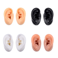 Silicone Ear Model for Jewelry Display, Piercing Practice, and Tattoo Training