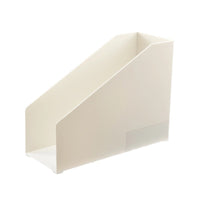 Minimalist Solid Color Plastic Desktop Double-Layer Bookends for Kids' Books and Notebooks