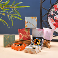 Floral Jewelry Gift Box for Bracelets and Small Ornaments
