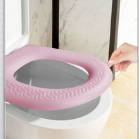 Silicone Toilet Seat Cushion, Waterproof and Antibacterial, Universal for All Seasons