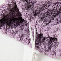 Coral Fleece Foot Cast Cover for Post-Surgery Recovery and Warmth