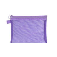 Transparent Nylon Mesh Travel Pouch, Portable Multi-functional Storage Bag for Toiletries and Small Items