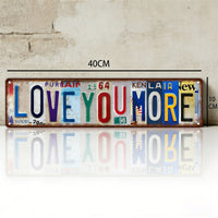 Vintage Tin Sign Wall Decor for Home and Bar
