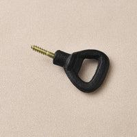 Cast Iron Wall Mounted Bottle Opener, Nordic Vintage Style for Beer & Beverages