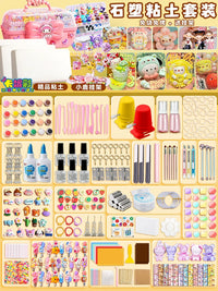 Air Dry Clay DIY Kit for Kids, Non-Toxic Modeling Clay Set with Tools and Accessories, No-Bake Craft for Sculpting and Art Projects
