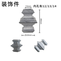 Hollow Rod Stair Baluster Post for Indoor/Outdoor Decor, Powder Coated