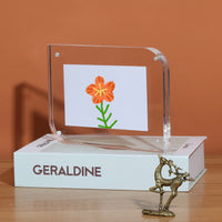 Magnetic Acrylic Photo Frame Display Stand for Certificates and Awards