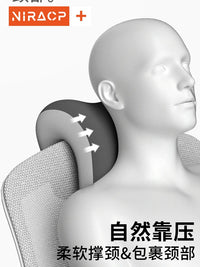 Memory Foam Office Nap Pillow for Desk and Chair, Headrest and Lumbar Support Cushion