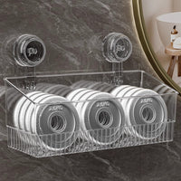 No-Drill Wall-Mounted Bathroom Shelf for Toilet Vanity Storage