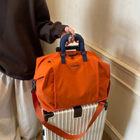 Large Capacity Travel Duffel Bag with Wet/Dry Separation, Portable Handbag Shoulder Bag for Gym and Travel