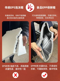 Large Capacity EPP Foam Insulated Food Delivery Cooler Box for Commercial Use