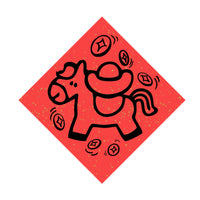 Mini Chinese New Year Couplets and Fu Character Decorations for Photography Props