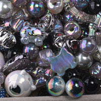 Qiankun Home 100g Mixed Acrylic Beads for DIY Phone Chains and Bag Chains