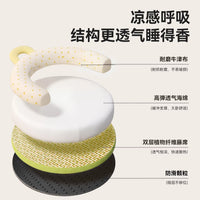 Cat Bed with Cooling Mat, Detachable and Washable Pet Sleeping Nest for All Seasons