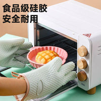 Silicone Heat Resistant Oven Mitt for Kitchen Baking and Grilling