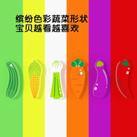 Pinwheel Stacking Vegetable Blocks Montessori Educational Toy for Kids 3+