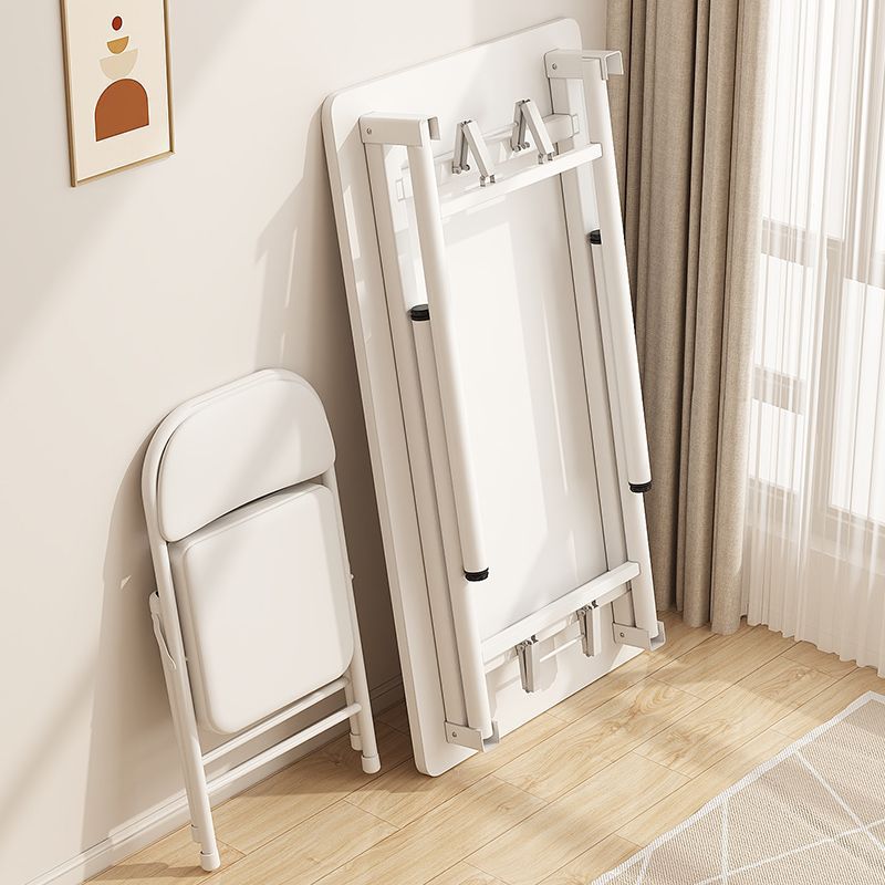 Foldable Portable Dining Table for Home, Study, or Market Stall - Easy Setup & Storage