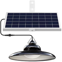 Solar Powered Outdoor Pendant Light with Remote Control, Waterproof LED Garden Yard Hanging Lamp, Ultra-Bright with 3-Color & Dimming