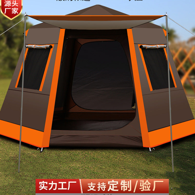 Automatic Waterproof Double-Layer Camping Tent for 3-8 People