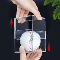 Acrylic Transparent Baseball Display Case Dustproof Golf Ball Storage Box