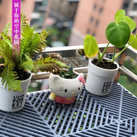 Thickened Anti-Fall Balcony Window Sill Grid Mat for Flower Pots and Safety Barrier