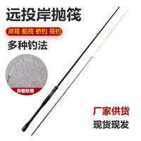 Telescopic Raft Fishing Rod with Soft Tip for Shore and Bridge Fishing