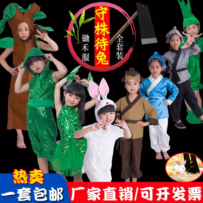 Children's Play Costume Set for The Hare and the Farmer Story