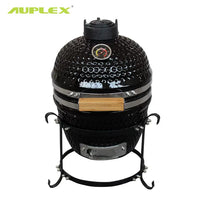 13-inch Ceramic Kamado Grill for Outdoor BBQ, Pizza, and Smoker, Charcoal Powered