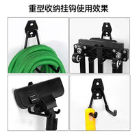 Heavy-Duty Steel Storage Hooks for Garage, Garden, and Warehouse Organization