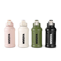 Large Capacity Stainless Steel Outdoor Sports Water Bottle with Straw, Insulated