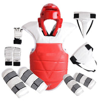 Taekwondo Protective Gear Set for Kids and Adults - Chest Guard, Leg Guards, and More for Combat Training