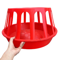 Anti-Spill Plastic Poultry Feeder and Waterer for Chickens and Geese