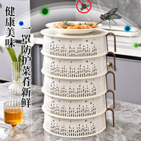 Hollow Food Cover Stackable Insulated Breathable Anti-Fly Insect Proof Meal Cover for Home Dining Table