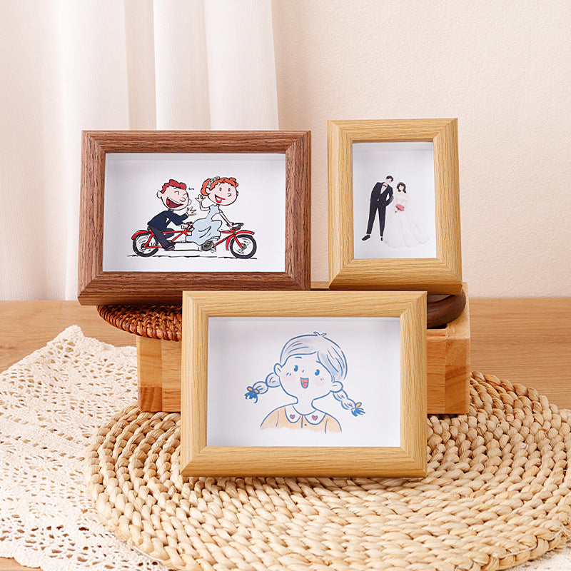 Miniature Photo Frame for Wedding Certificates and Instant Prints, DIY Desktop Display