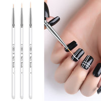 A·HER·N Crystal Handle Nail Art Liner Brush for Painting and Detailing