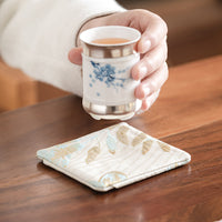 Brocade Gaiwan Lid Protective Cover for Tea Ceremony Accessories