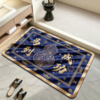 Diatomaceous Earth Bath Mat, 3D Visual Effect, Quick-Drying, Non-Slip, Absorbent Bathroom Floor Mat