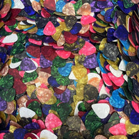 Celluloid & Metal Guitar Picks for Acoustic, Electric, and Bass Guitars