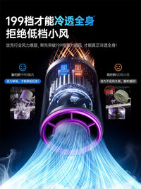 2026 New Handheld Cooling Fan - Portable USB Rechargeable Mini Desk Fan with Strong Airflow for Office, School, and Travel