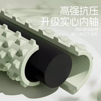 Solid Foam Roller with 3D Massage Points for Muscle Relaxation and Deep Tissue Massage