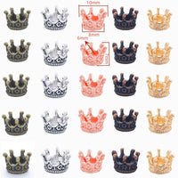 Mini Crown Alloy Charms for DIY Jewelry Making