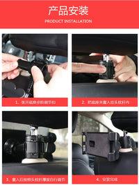 Car Backseat Tablet and Phone Holder for iPad and Smartphones