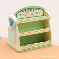 Miniature 1:12 Dollhouse Supermarket Display Rack for Kids' Pretend Play
