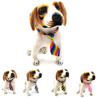 Pet Striped Tie Collar Accessory for Cats and Dogs