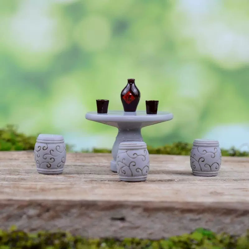 Miniature Chinese Style Micro Landscape Ornaments for Potted Plants