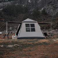 Outdoor 5-8 Person Waterproof Camping Tent with Integrated Tarp