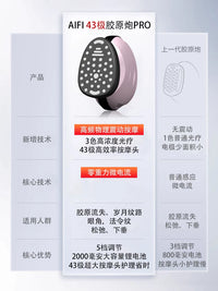 AIFI 4th Gen Collagen RF EMS Facial Massager for Face and Eye Lifting, Tightening, and V-Line Shaping