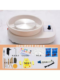 Electric Pottery Wheel Machine for Kids and Students, Ceramic Clay Throwing Machine, Pottery Forming Tool