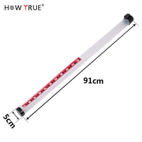 HOW TRUE Golf Ball Retriever Transparent Plastic Tube Lightweight Quick Pick-Up Tool