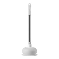 Heavy-Duty Toilet Plunger with Drain Cleaner for Clogged Pipes
